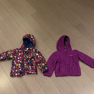 Floral and Purple Kids' Jackets 4T